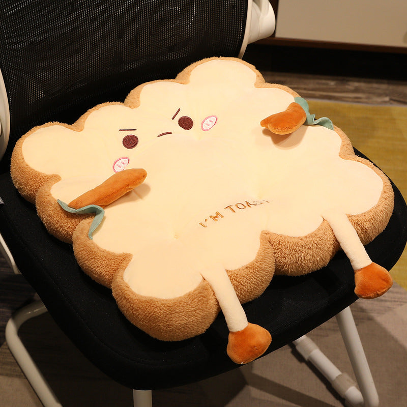 40x40cm Cushions Soft Cute Home Office Sofa Chair Pad Square Comfortable Toast Seat Cushion Buttocks Skin Friendly Plush