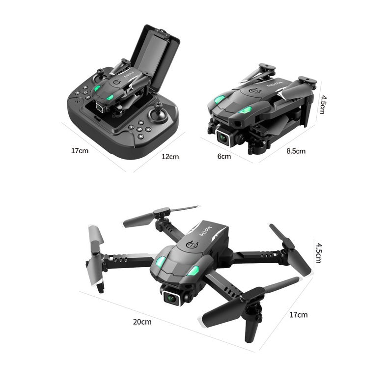 S128 Mini Drone 4K HD Camera Three-sided Obstacle Avoidance Air Pressure Fixed Height Professional Foldable