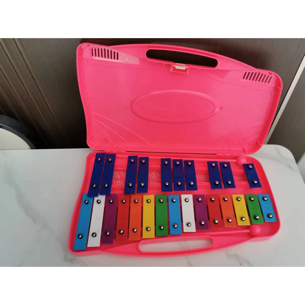 25 Notes Xylophone Hand Knock Xylophone Percussion Rhythm Musical Educational Teaching Instrument Toy
