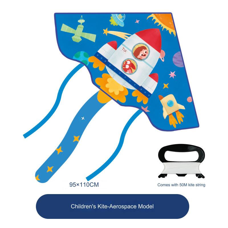 New Spring Outing Outdoor Cartoon Children Kite Breeze Easy Fly Beginner Men Women Version Exquisite