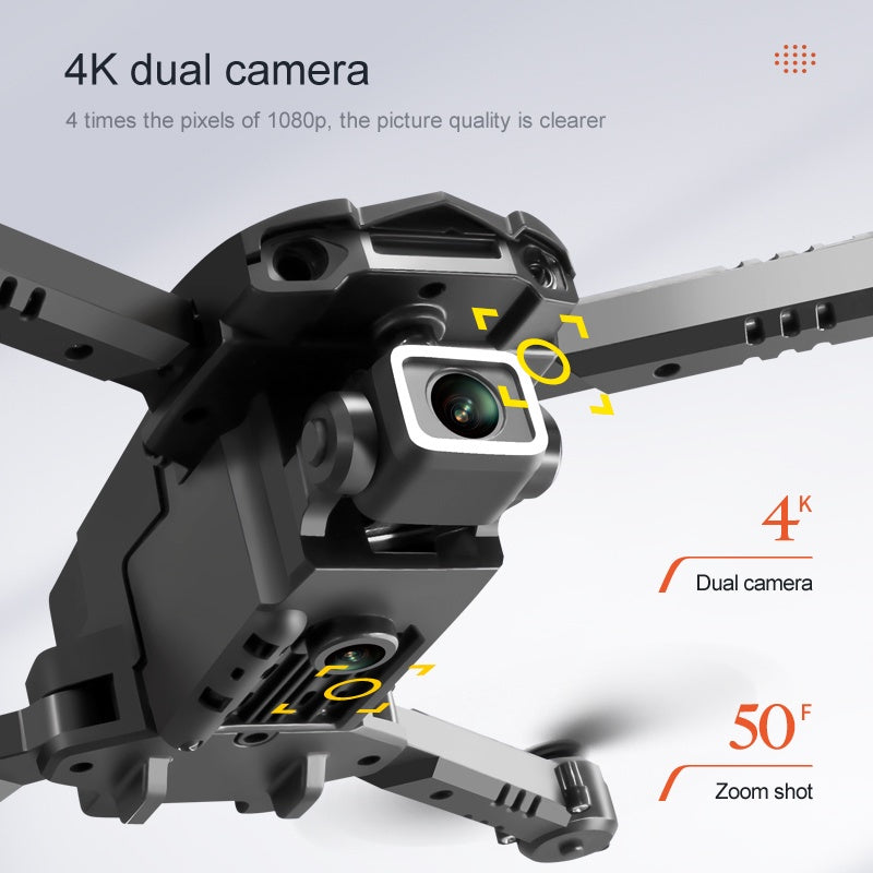 S128 Mini Drone 4K HD Camera Three-sided Obstacle Avoidance Air Pressure Fixed Height Professional Foldable