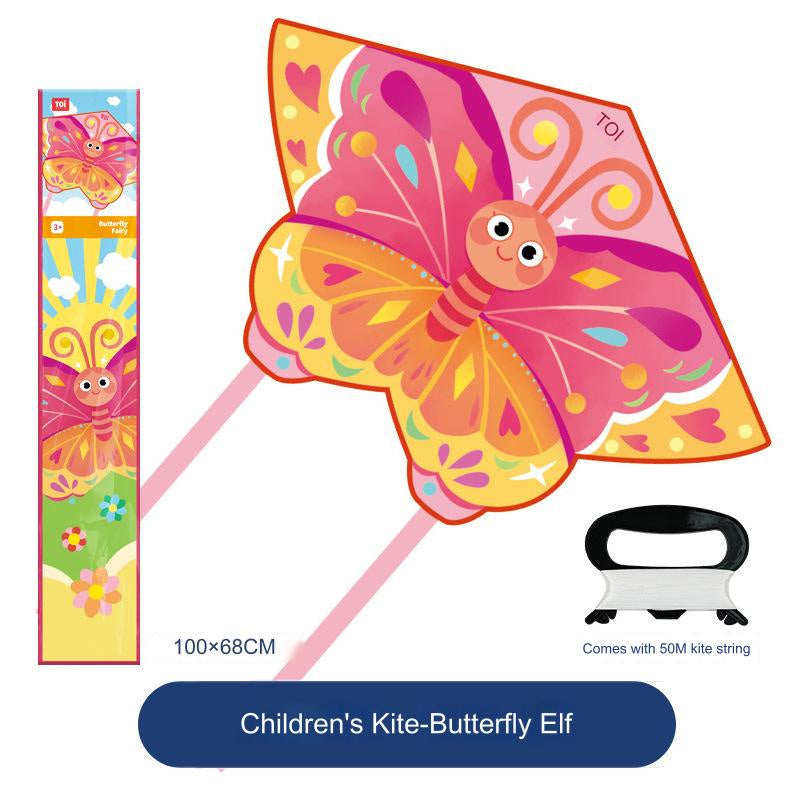 New Spring Outing Outdoor Cartoon Children Kite Breeze Easy Fly Beginner Men Women Version Exquisite
