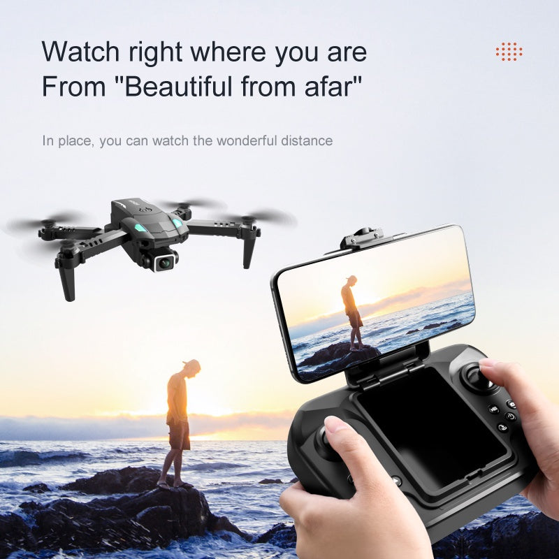 S128 Mini Drone 4K HD Camera Three-sided Obstacle Avoidance Air Pressure Fixed Height Professional Foldable