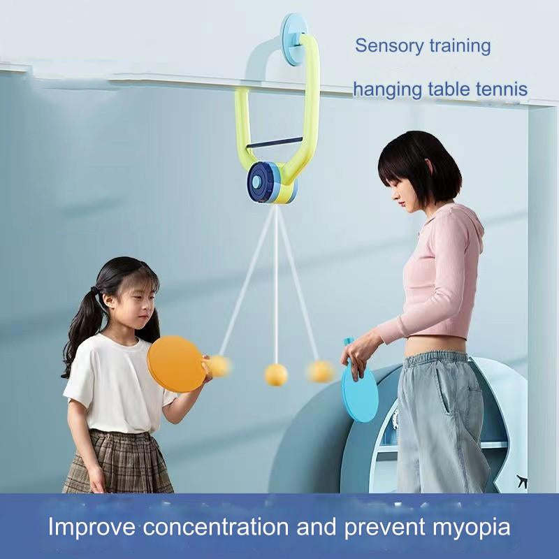 Children Hanging Table Tennis Toy Portable Table Tennis Trainer Parent Child Ping Pong Game Sports Early Education Toys