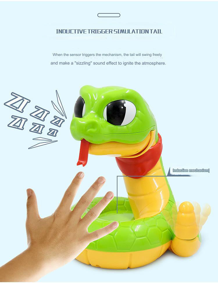Scary Rattlesnake Bite Hand Children's Toys Family Games Classic Biting Hand Funny Decompression Toys