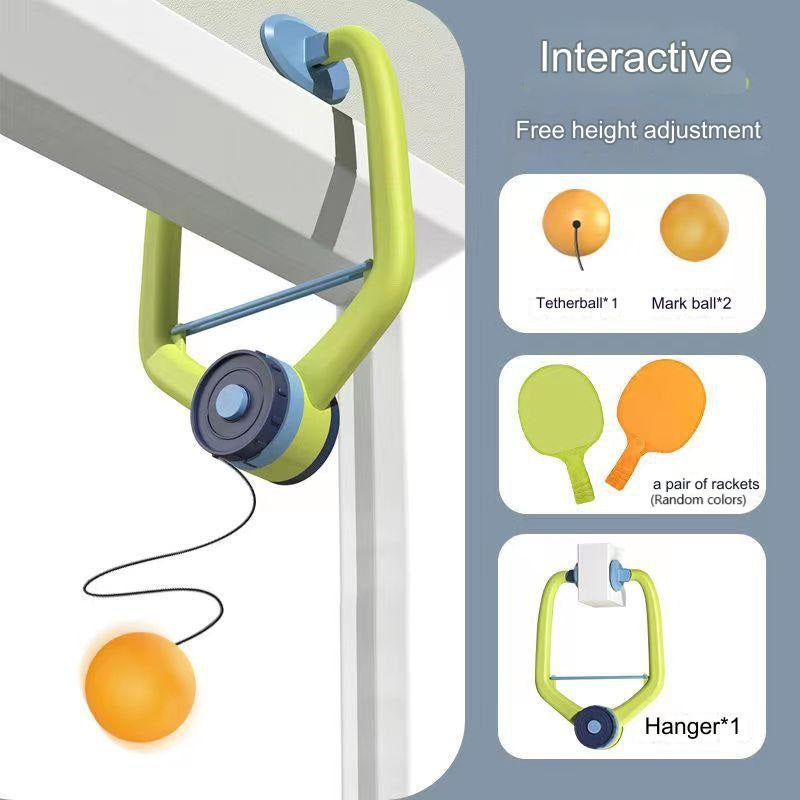 Children Hanging Table Tennis Toy Portable Table Tennis Trainer Parent Child Ping Pong Game Sports Early Education Toys