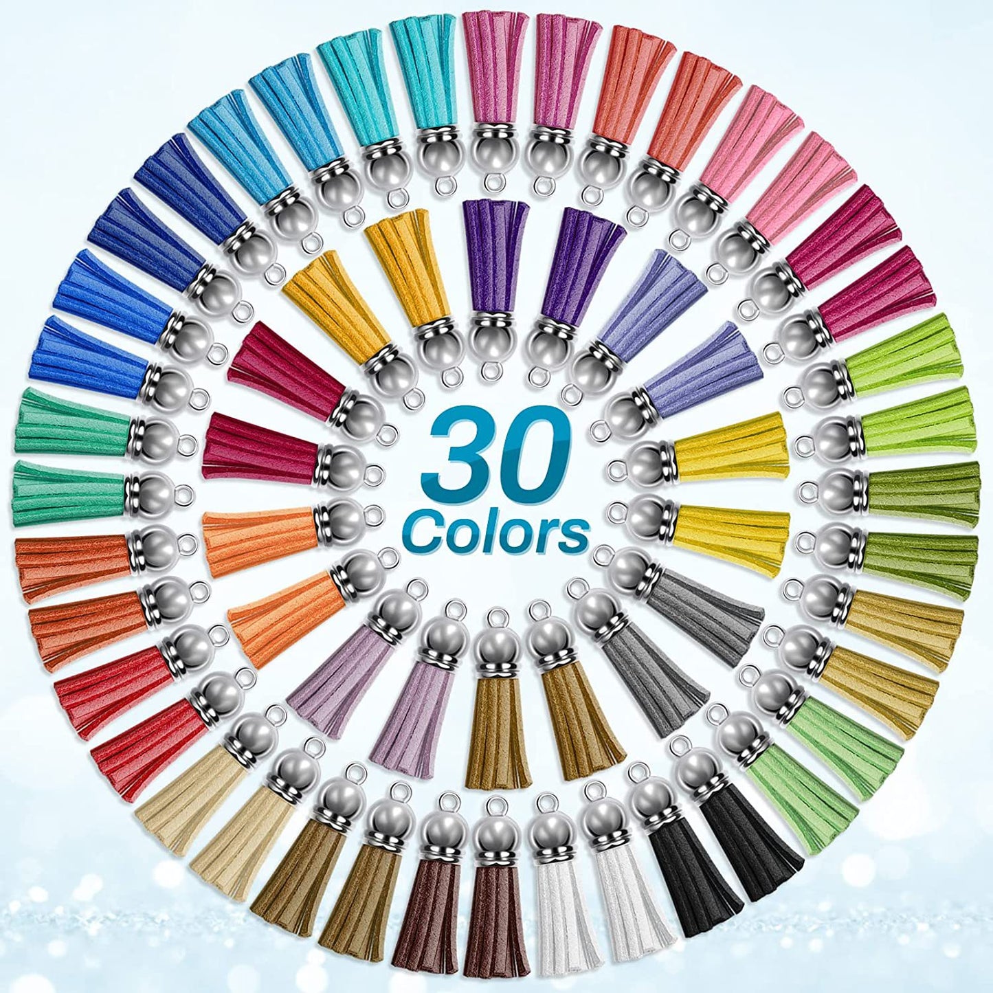 350Pcs Acrylic Clear Keychain Blanks for Vinyl with Blanks, Tassels, Jump Rings, Keychain Rings for DIY Keychain Craft