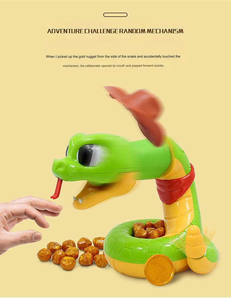 Scary Rattlesnake Bite Hand Children's Toys Family Games Classic Biting Hand Funny Decompression Toys