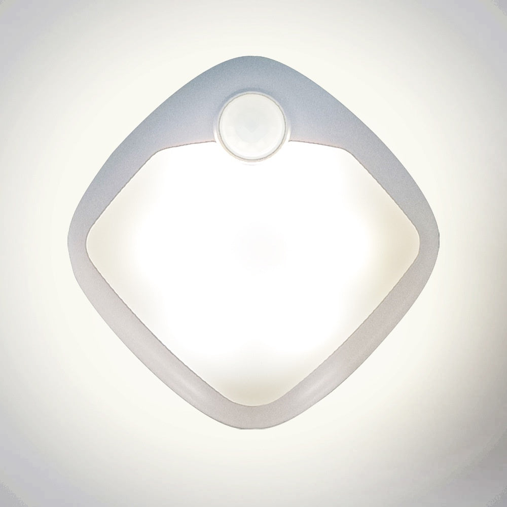 LED Motion Sensor Warm White Light Corridor Stairs Wardrobe Drawer Cabinet Auto On Off Wireless Lamp