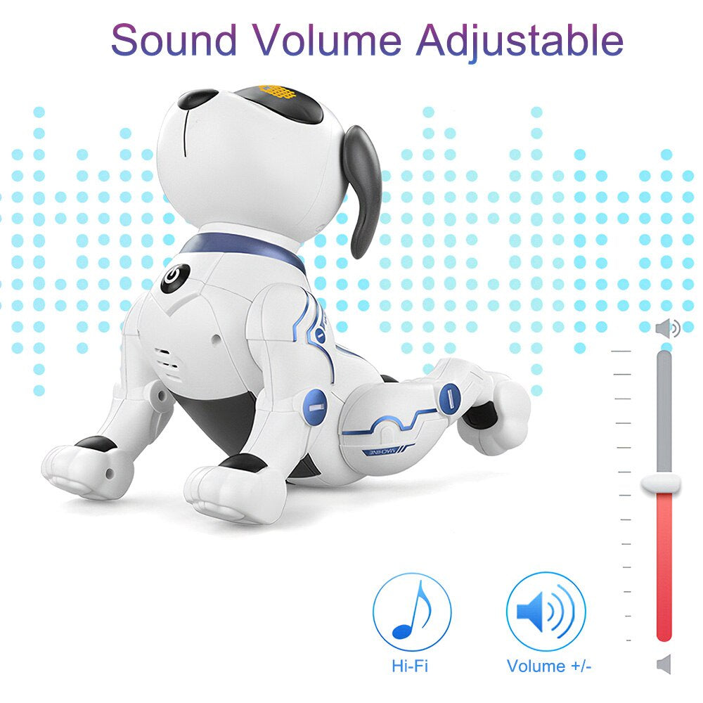 LE NENG TOYS Robot Dog K16A Electronic Pets Stunt Dog Voice Command Programmable Touch-sense Music Song Toy For Kids