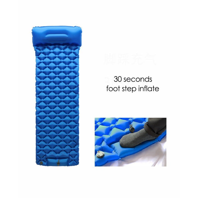 Outdoor Inflatable Mattress Diamond Ultra-Light Camping Mat Hiking Air Cushion Portable Sleeping Mat Waterproof Comfort