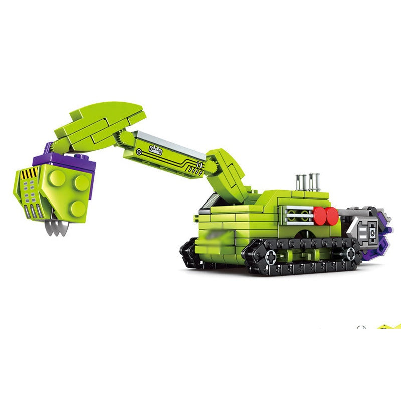 Transformer Hercules Kids Toy Transforming Robots 6-in-1 Engineering Vehicle Combination Set Building Block Educational