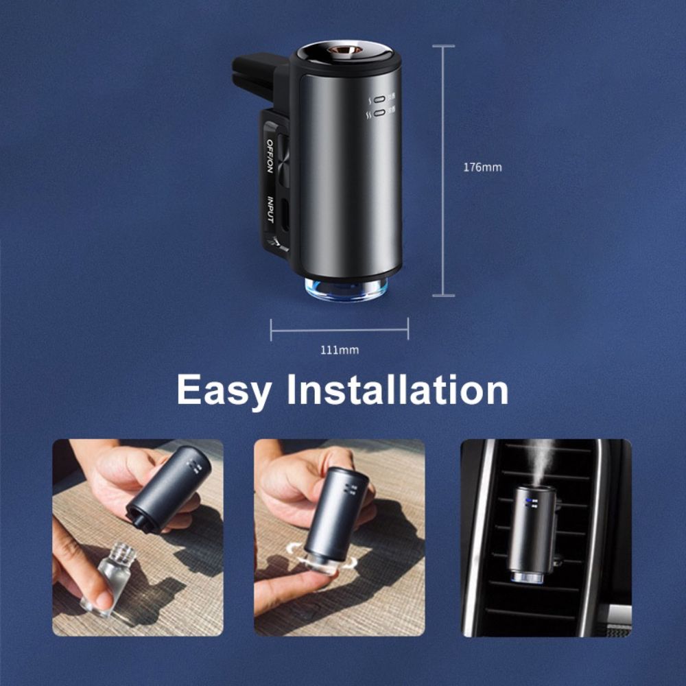 Aroma Diffuser for Car Wireless Essential Oil Diffuser Smart Air Fresheners Perfume Air Purifier Deodorization Natural