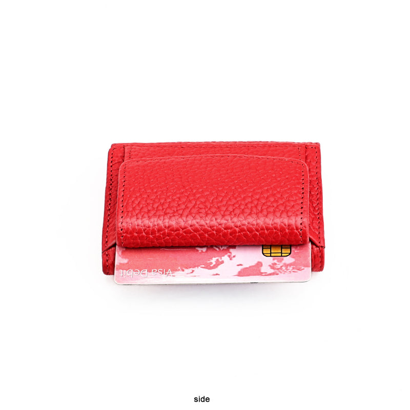 Small Wallet Female Genuine Leather Japanese Style Money Cloth RFID Coin Bag Foreign Trade Mini Short Lightweight Purse
