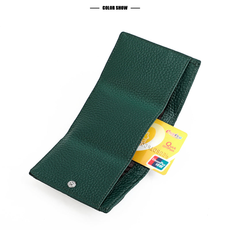 Small Wallet Female Genuine Leather Japanese Style Money Cloth RFID Coin Bag Foreign Trade Mini Short Lightweight Purse