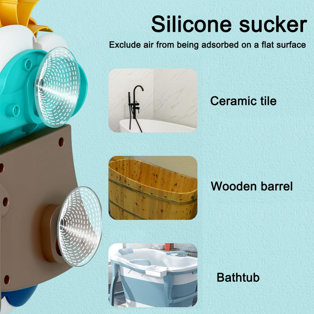 Baby Bath Toy Cartoon Animal Shape Stress Relief Detachable Baby Water Spray Sprinkler Toy for Infant Accessories