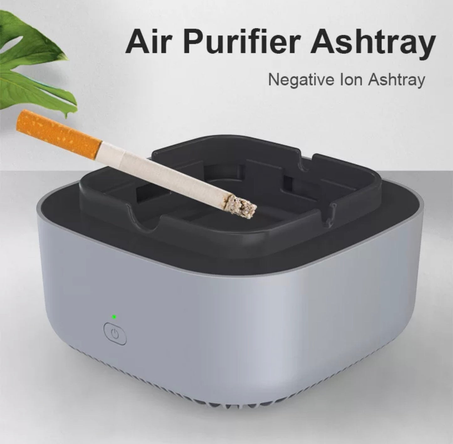 Smokeless Ashtray With Air Purification Function Anti-second-hand Ashtray Air Purifier Automatic Smoke Exhaust Ashtray