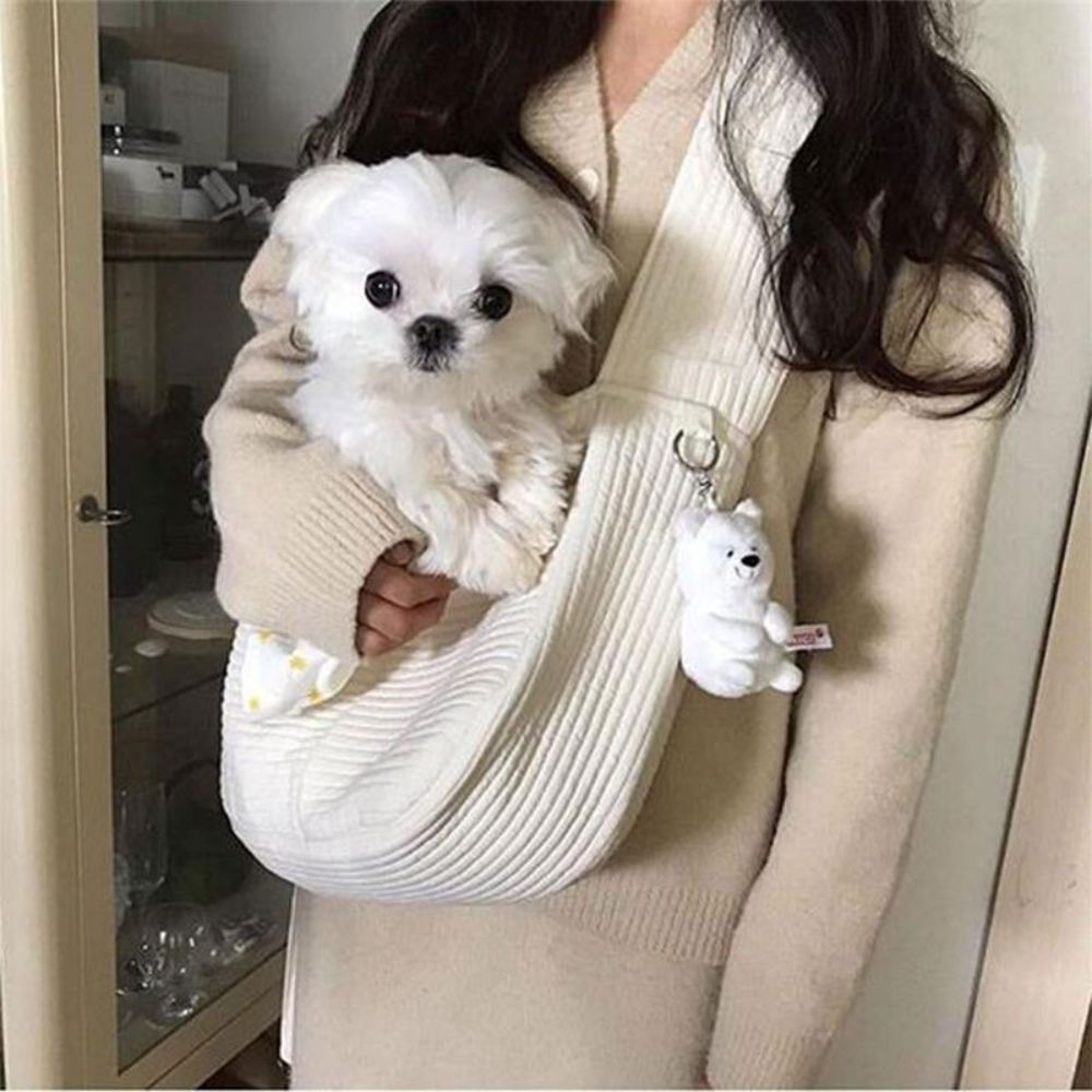 Large Capacity Canvas Bag Cat Bag Pet Home Travel Puppy Dog Carrier Large Sling Bags Hiking Outdoor Casual Shoulder Bags