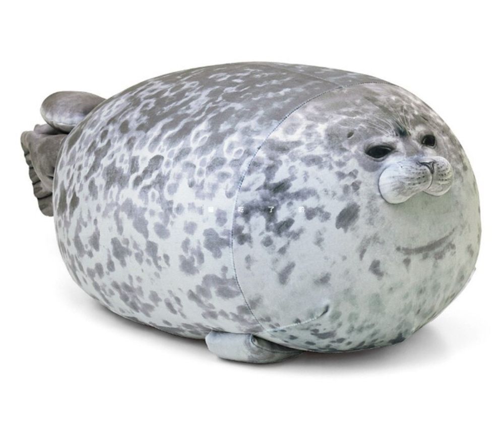60cm Cute Seal Plush Pillow Stuffed Cotton Plush Animal Toy Cute Ocean Soft Fat Hugging Pillow Pets Animal Plushie Gift