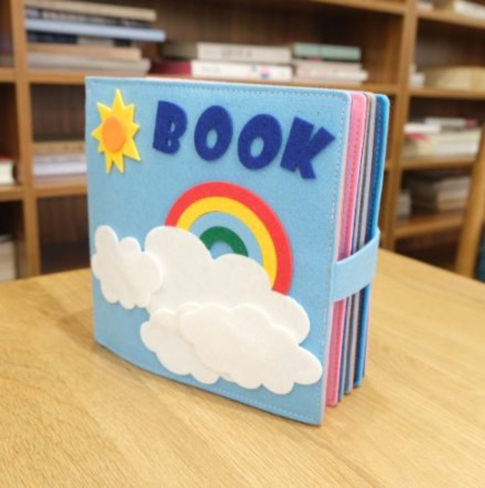 Montessori Baby Busy Toys Felt Cloth Book Early Educational Math Toy Early Learning Basic Life Skills Aid Tools Sensory