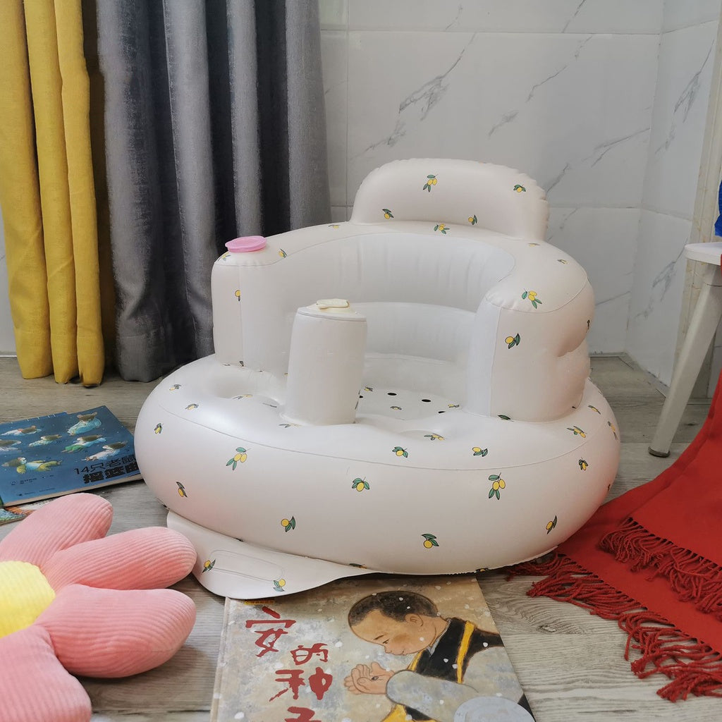 Inflatable Baby Chair Sofa Training Seat Baby Seat Bath Chair Multifunctional Baby Sofa PVC Bathroom Kids Inflatable