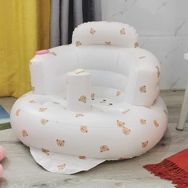 Inflatable Baby Chair Sofa Training Seat Baby Seat Bath Chair Multifunctional Baby Sofa PVC Bathroom Kids Inflatable