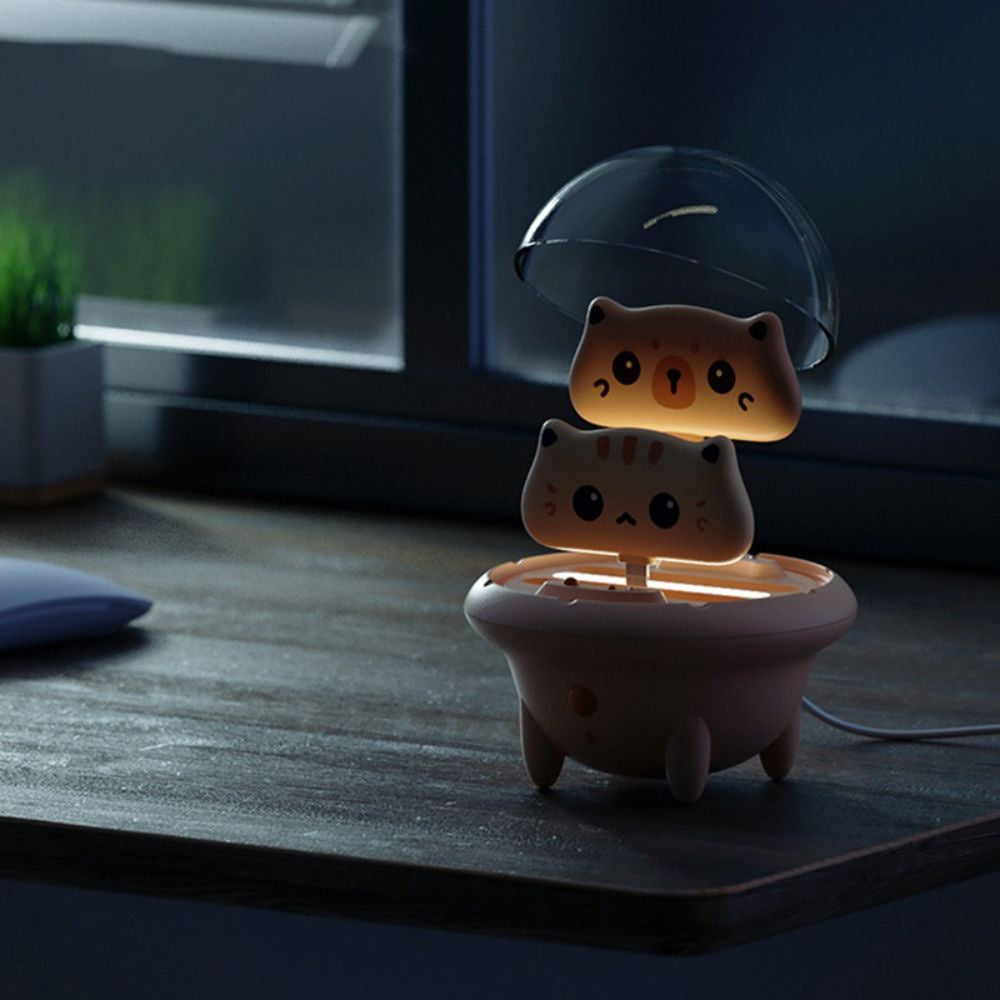 Copy of CAT POWER BANK Spaceship Cute Pet Small Portable Power Bank With LED Light Emergency Power Bank Gift For Mobile Charger