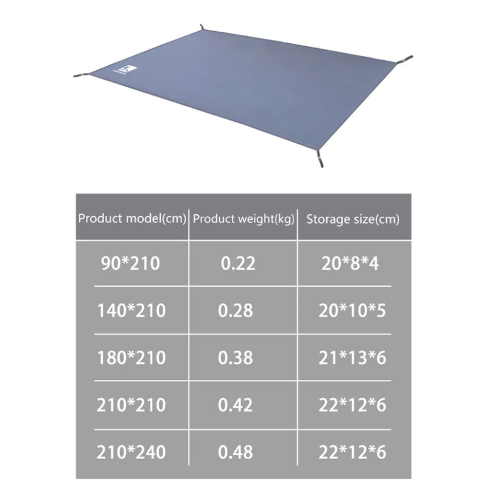 Waterproof Camping Tarp Thicken Picnic Mat Durable Beach Pad Multifunctional Tent Footprint Sun Canopy Ground Sheet