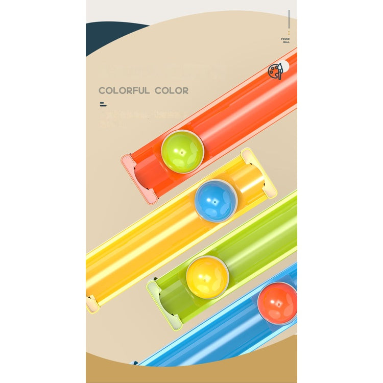 5 Layer Ball Drop Roll Swirling Tower Run with Swirling Ramps & 4 Balls Children Baby Development Educational Kids Toys