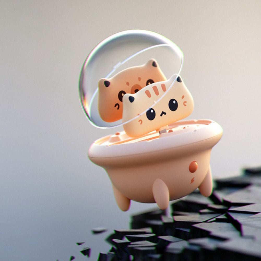 Copy of CAT POWER BANK Spaceship Cute Pet Small Portable Power Bank With LED Light Emergency Power Bank Gift For Mobile Charger