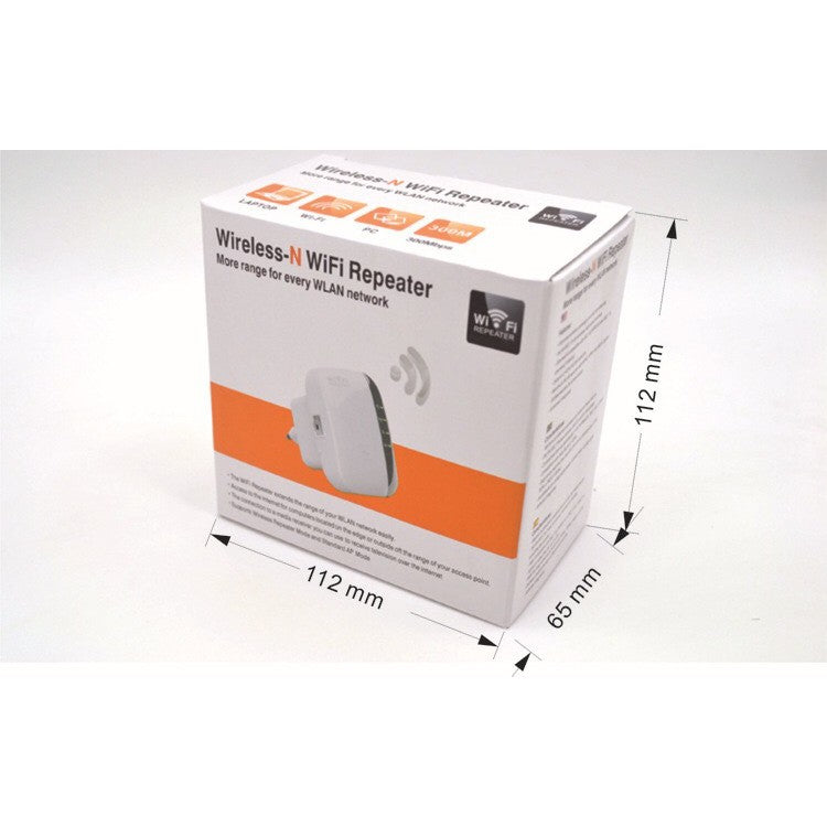 Wireless WiFi Repeater Range Extender Signal Booster 300Mbps Full Coverage