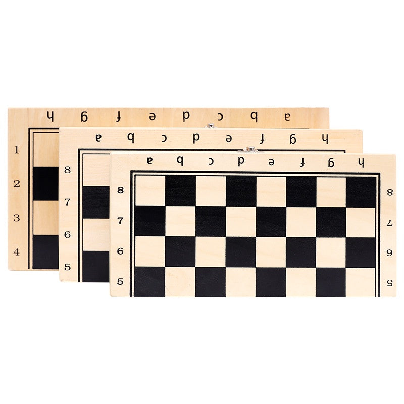 Top Quality Chess Set Wooden Folding Magnetic Solid Wood Chessboard Magnetic Pieces Entertainment Board Games Children