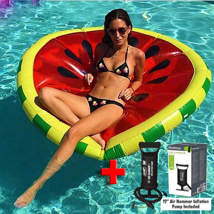 Copy of Large floatie beach half or full watermelon inflatable float swimming pool party floats raft