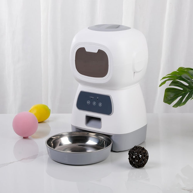 3.5L Automatic Smart Food Pet Feeder WiFi APP For Cats Dogs 2L Drink Fountain Filter Dispenser Water Feeder APP