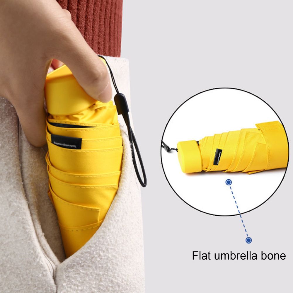 Sun Umbrella-Female Sunscreen Windproof and Waterproof Anti-Ultraviolet Sunshade Umbrella Dual-Use-Mini 56% Off Sturdy