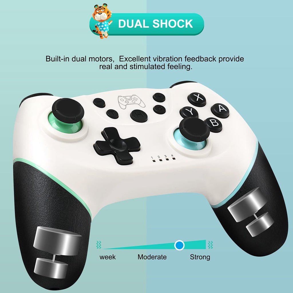 Wireless Bluetooth Controller Gamepad For Switch Pro USB Video Game Joystick Controller For Nintendo Switch Console with 6-Axis