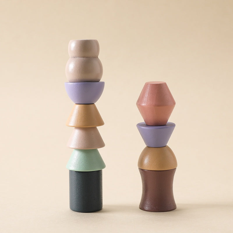 1Set Montessori Toys Busy Board Games Balancer For Children Learning Education Baby Memories Animal Shape Stacking Toys