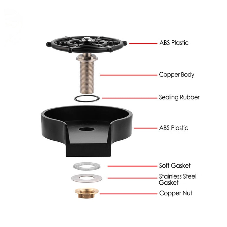 Cup Washer Bottle Kitchen Sink Kit Automatic Milk Bottle Coffee Cup Glass Cleaner Beer Pitcher Bar Automatic Washer