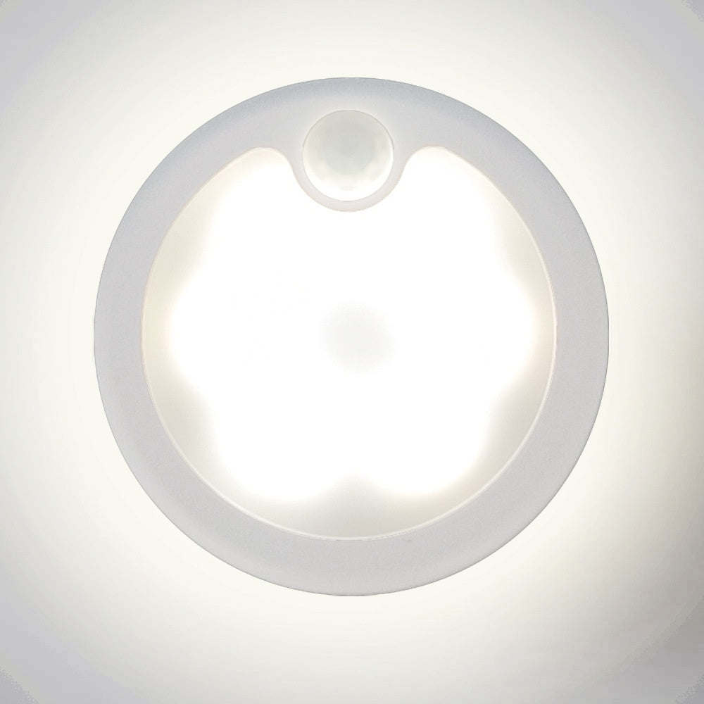 LED Motion Sensor Warm White Light Corridor Stairs Wardrobe Drawer Cabinet Auto On Off Wireless Lamp