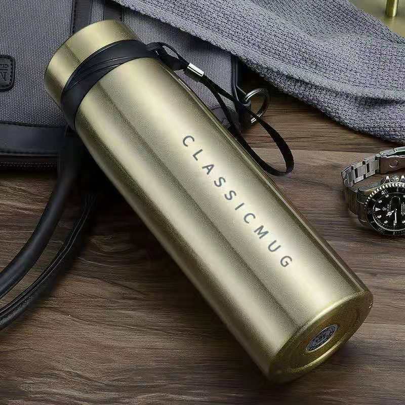 1500ml/1100ml/650ml Portable Double Stainless Steel Sport Travel Mug Large Capacity Vacuum Flask Coffee Tea Thermos