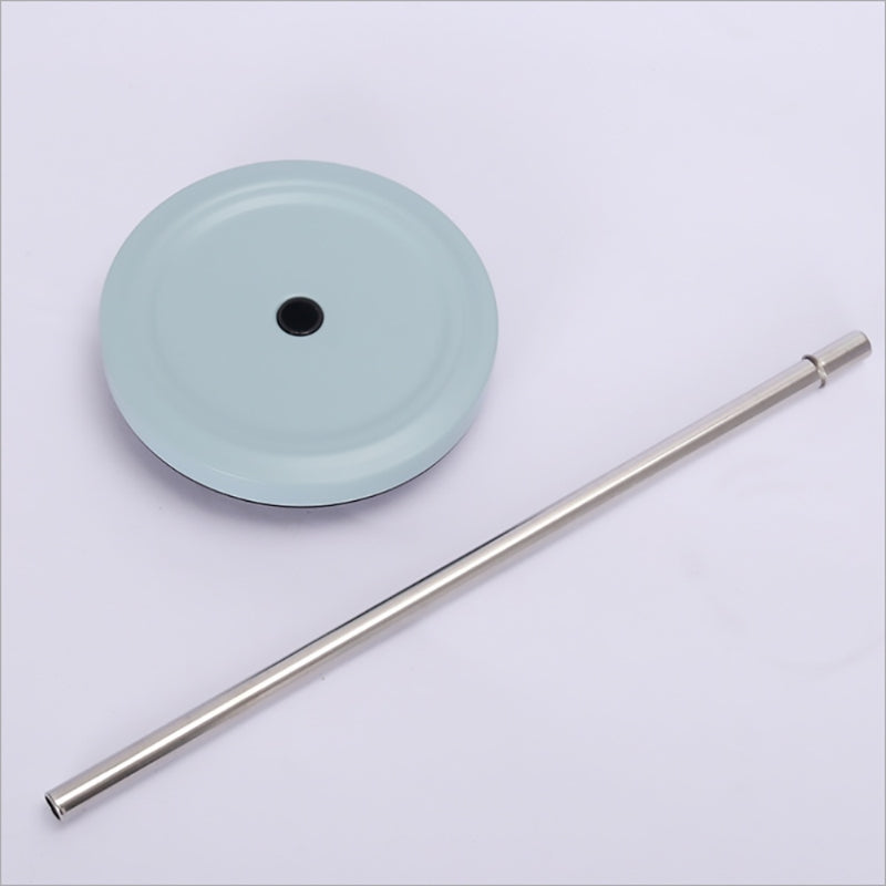 750ML Large Straw Cup Bottle with Lid 304 Stainless Steel Double Layer Vacuum Colorful Car Tumbler Portable Drinking Cup