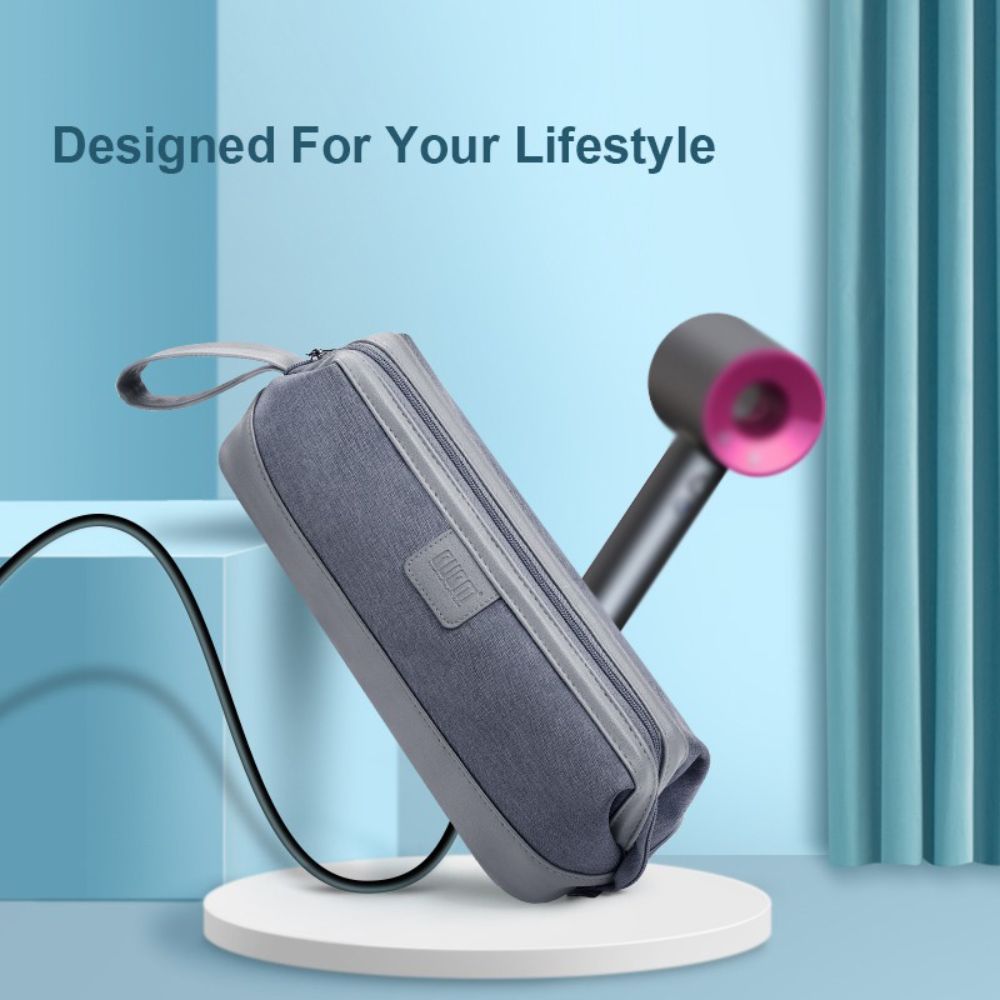 BUBM Travel Storage Bag Compatible For Dyson Supersonic Hair Dryer Upgrade With Fluff Protection Portable Dustproof