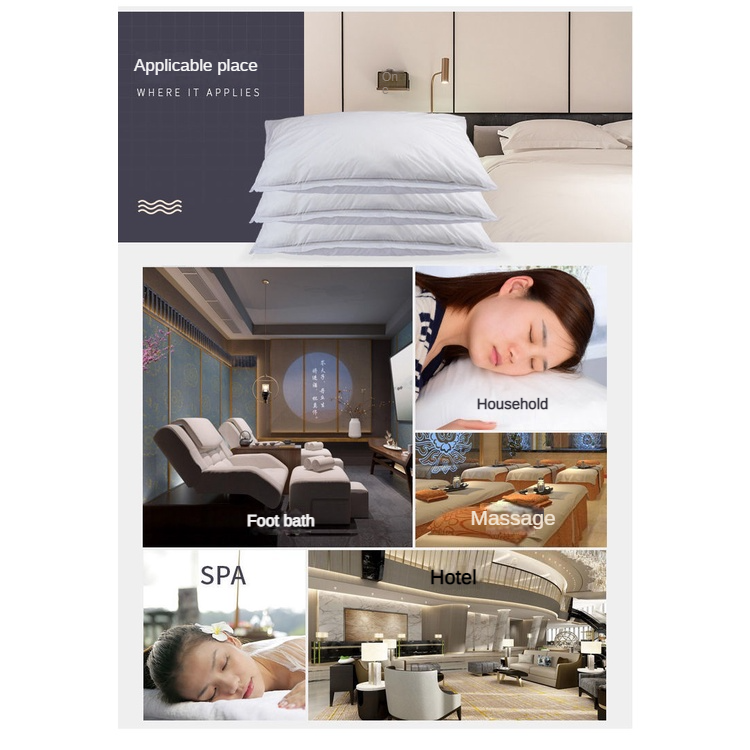 Pillow case Disposable Pillowcase Travel Hotel Sterile Dirty Pillow Towel Cushion Wholesale Hotel Bath Massage Spa Rooms