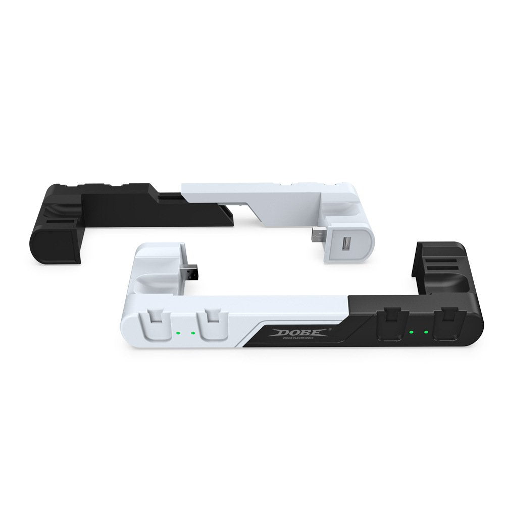 6 in 1 NS Oled Controller Charging Dock Support 4 Joypad 2 Game Cards Charger Stand Station For NS Switch Joycons