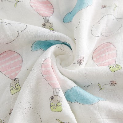 Premium Baby Swaddle Cotton or Bamboo Muslin Cloth Towel Blanket Soft Breathable