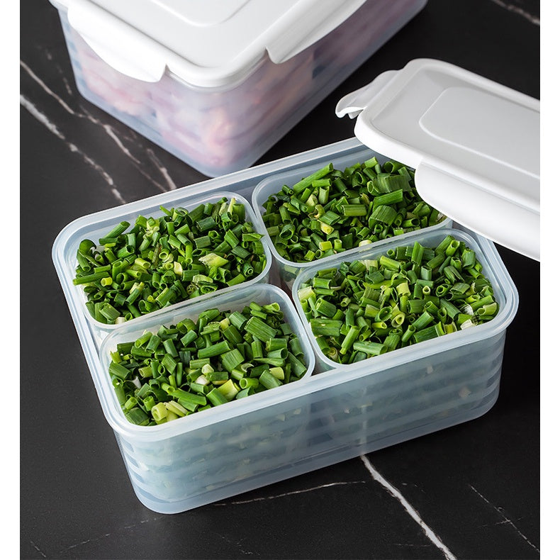 Refrigerator Fridge Meat Preservation Storage Box Food Grade Organizer Freezer Separately Packed Case Frozen Organiser