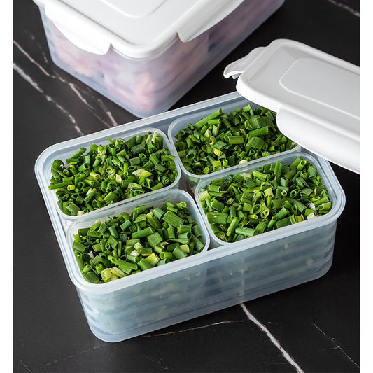 Refrigerator Fridge Meat Preservation Storage Box Food Grade Organizer Freezer Separately Packed Case Frozen Organiser