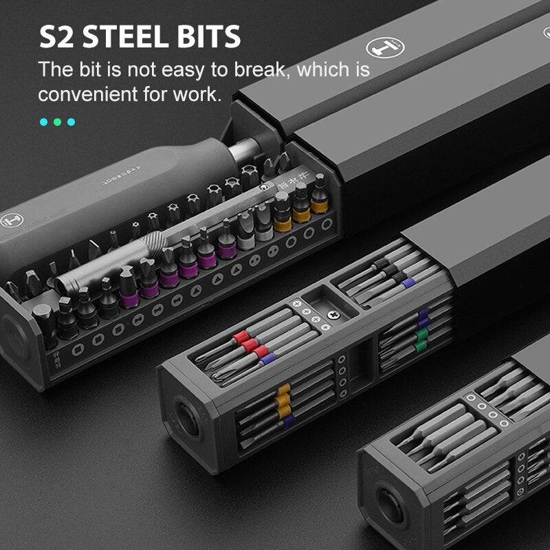 46 in 1 Magnetic screwdriver set Kit-service tool Precision hexagon socket screwdriver multifunctional combination set