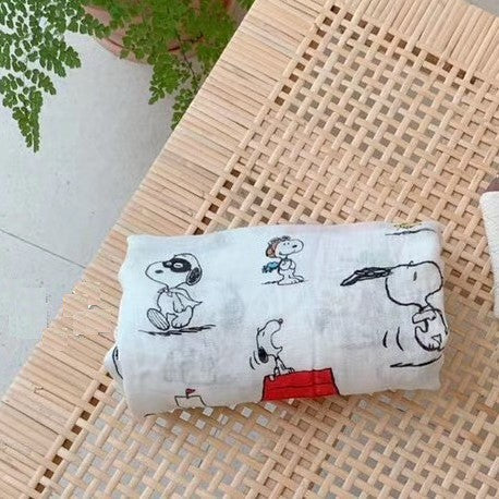 Premium Baby Swaddle Cotton or Bamboo Muslin Cloth Towel Blanket Soft Breathable