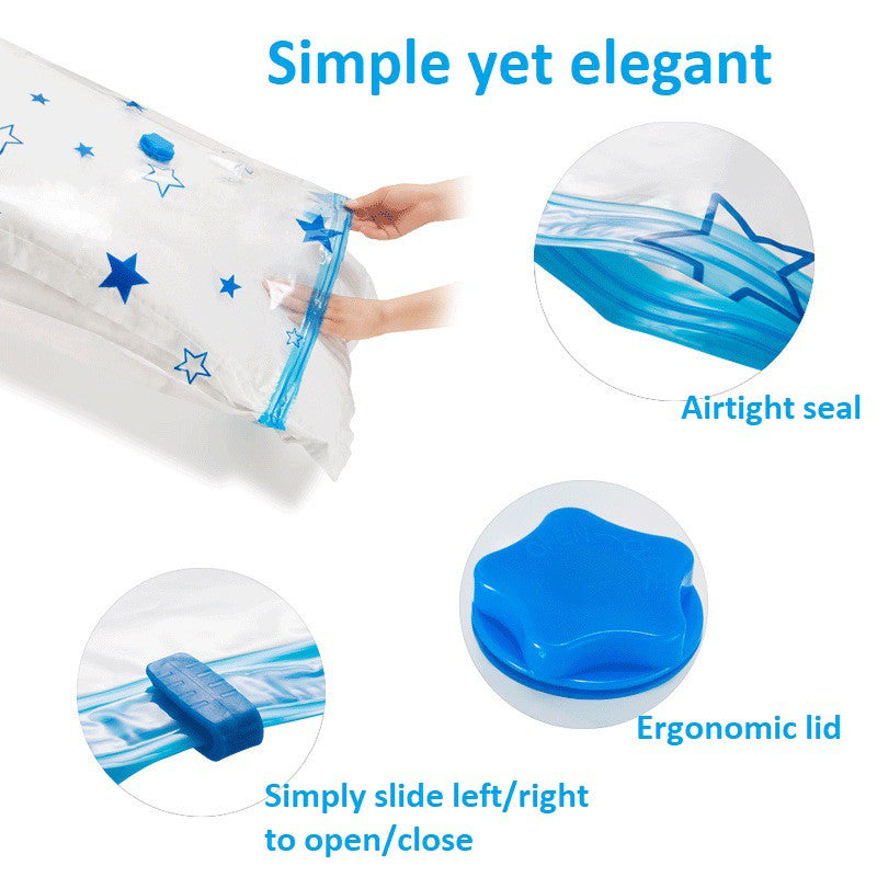 Clothes Vacuum Storage Travel Plastic Bag Seal Air Compression Bags